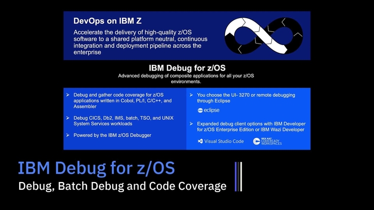 Advanced debugging of composite applications for all your z/OS environments