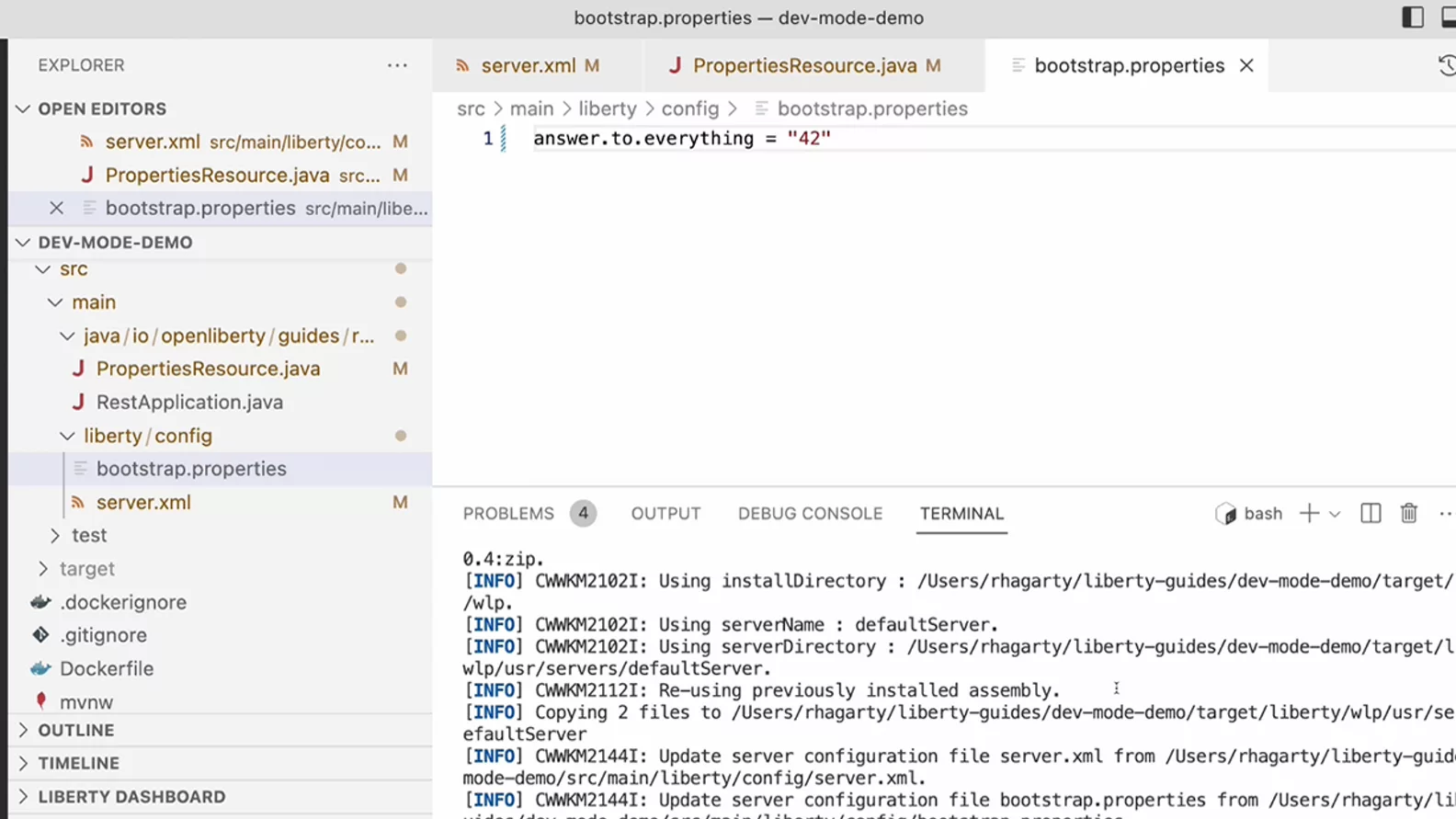 Drive innovation and productivity with Liberty, the cloud-native runtime that extends open Java standards