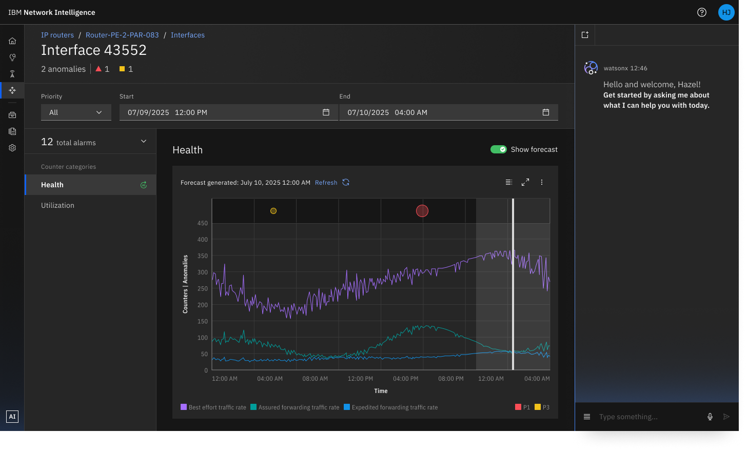 App-first monitoring for multicloud networks
